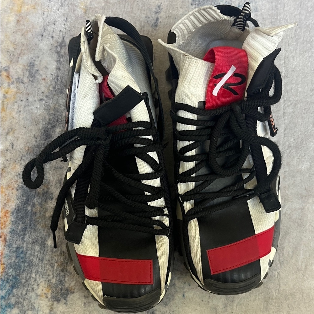 Off-White Inspired Chunky Streetwear Sneakers by Ayuje | Size 37 (US 6.5–7) - Picture 5 of 10